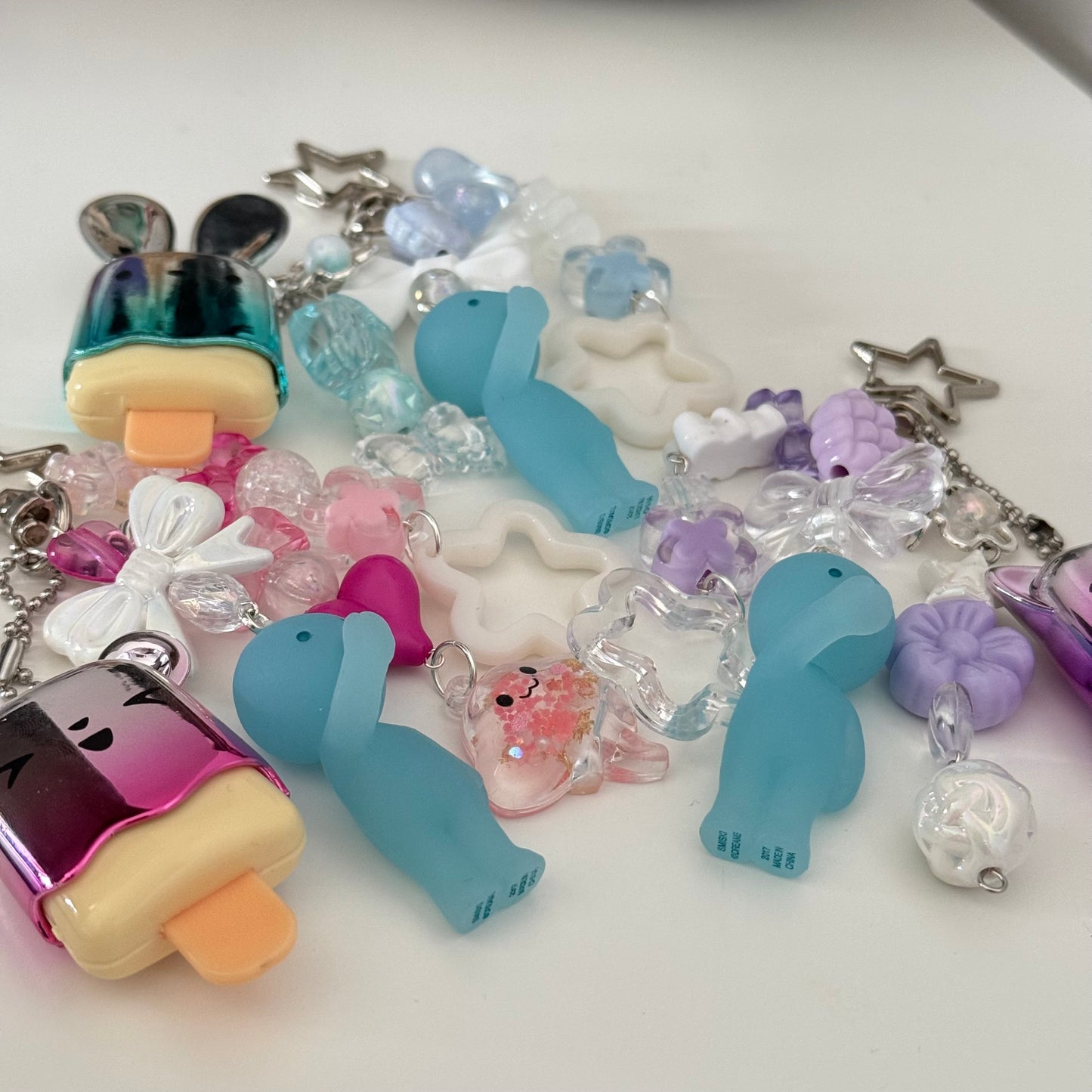 Smiski Triplet Keychains