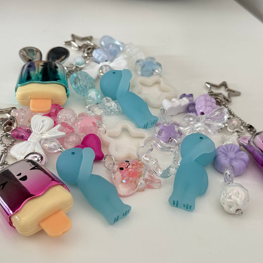 Smiski Triplet Keychains