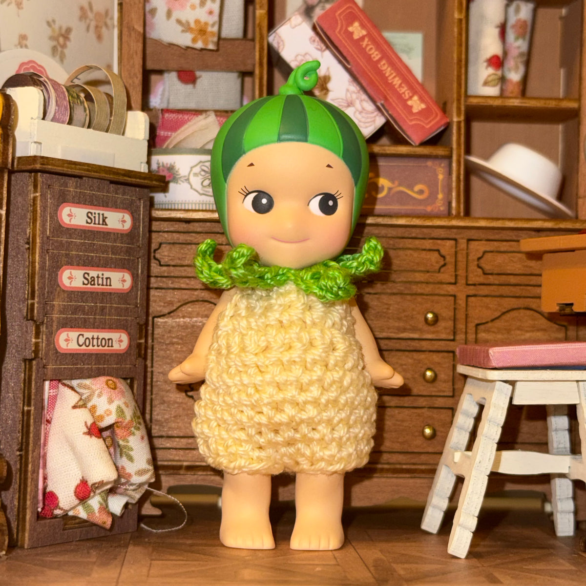 Banana Monkey Crochet Fit