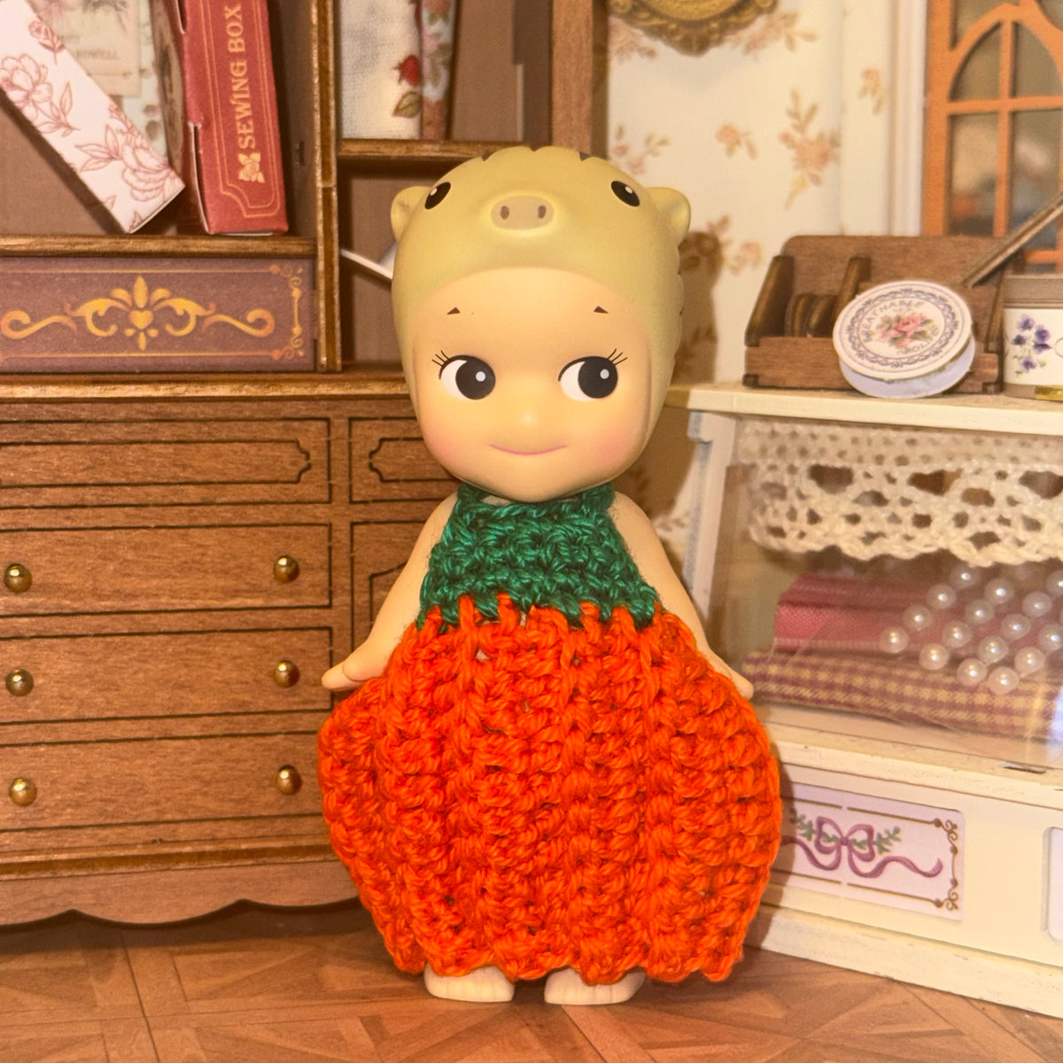 Pumpkin Crochet Dress