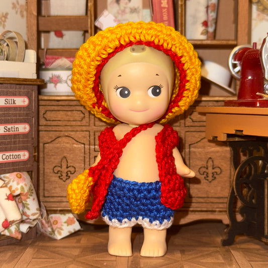 Luffy Crochet Set