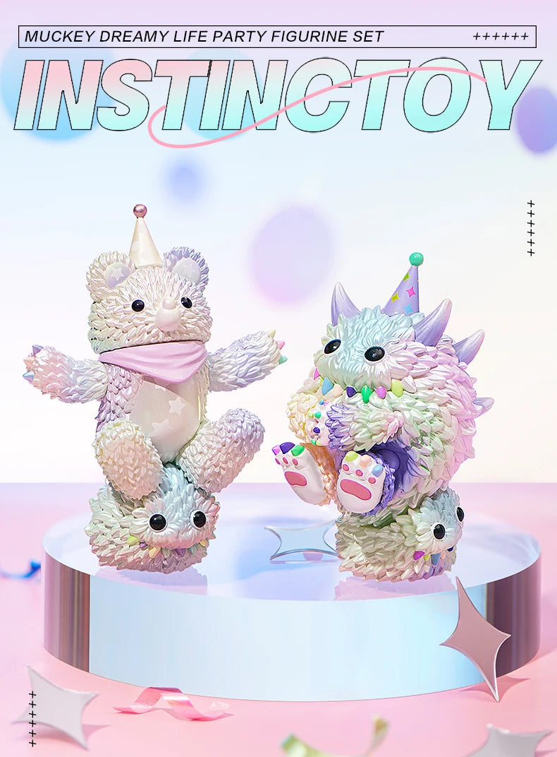 POP MART- INSTINCTOY Muckey Dreamy Life Party Figurine