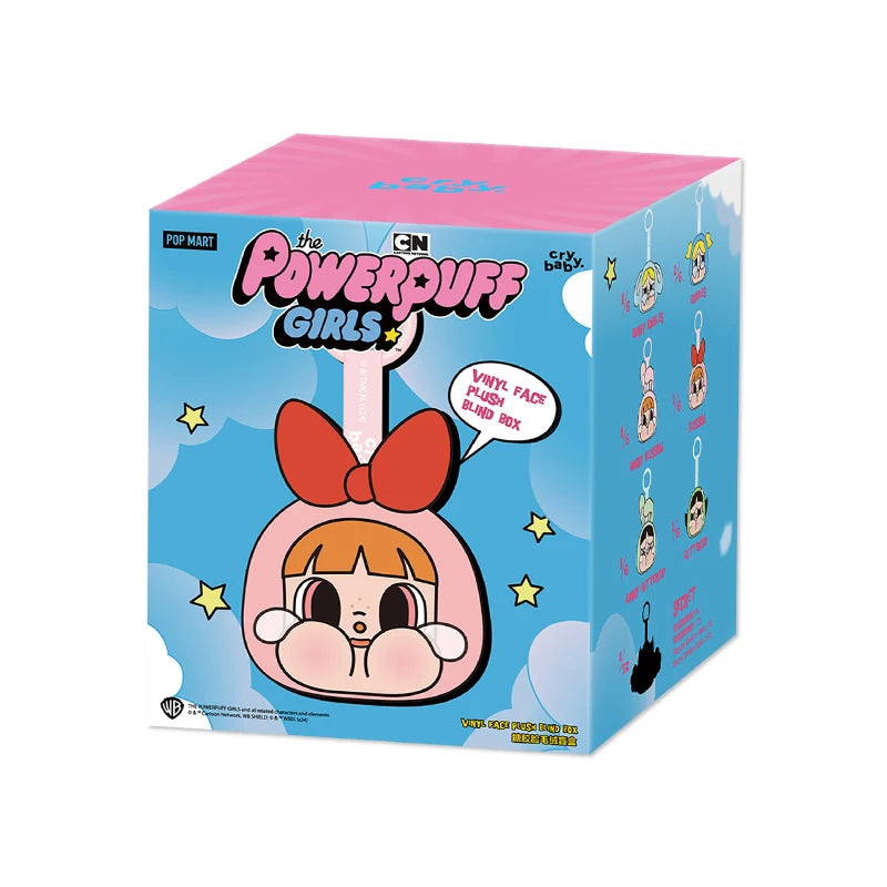 POP MART- CRYBABY x Powerpuff Girls Series - Vinyl Face Plush Blind Box