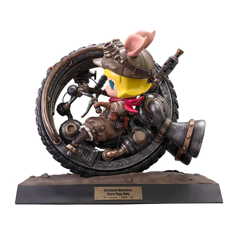 POP MART- STEAMPUNK MONOWHEELL STORM PIGGY MOLLY