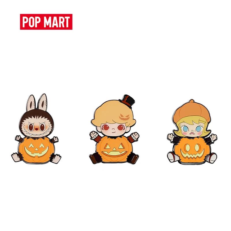 POP MART Happy Halloween Party Series - Pumpkin Fridge Magnet Badge