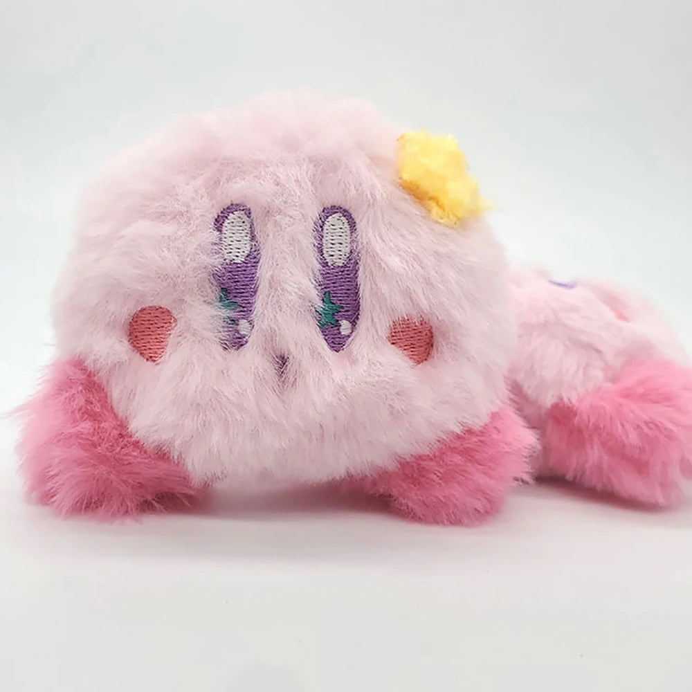 Fluffy Kirby Keychain Plush