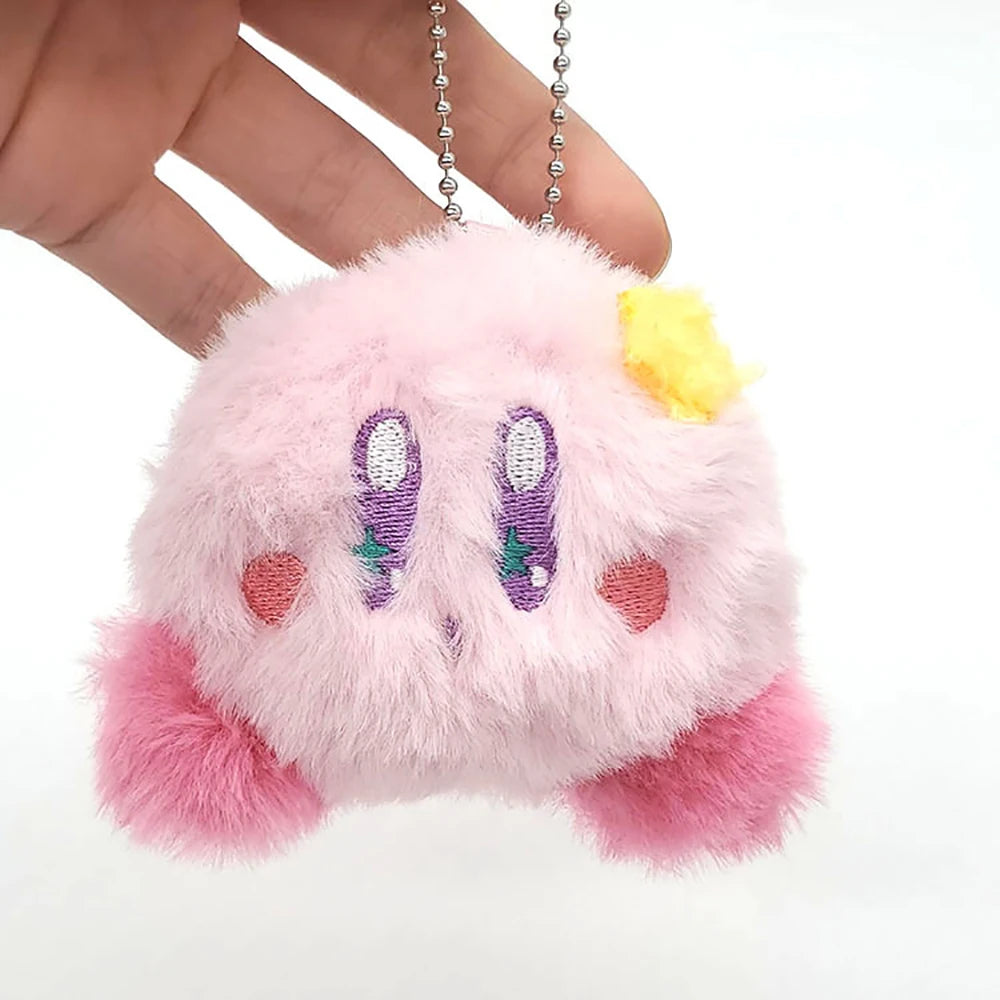 Fluffy Kirby Keychain Plush