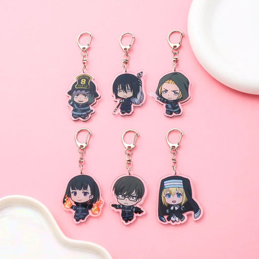 Fire Force Keychains v2