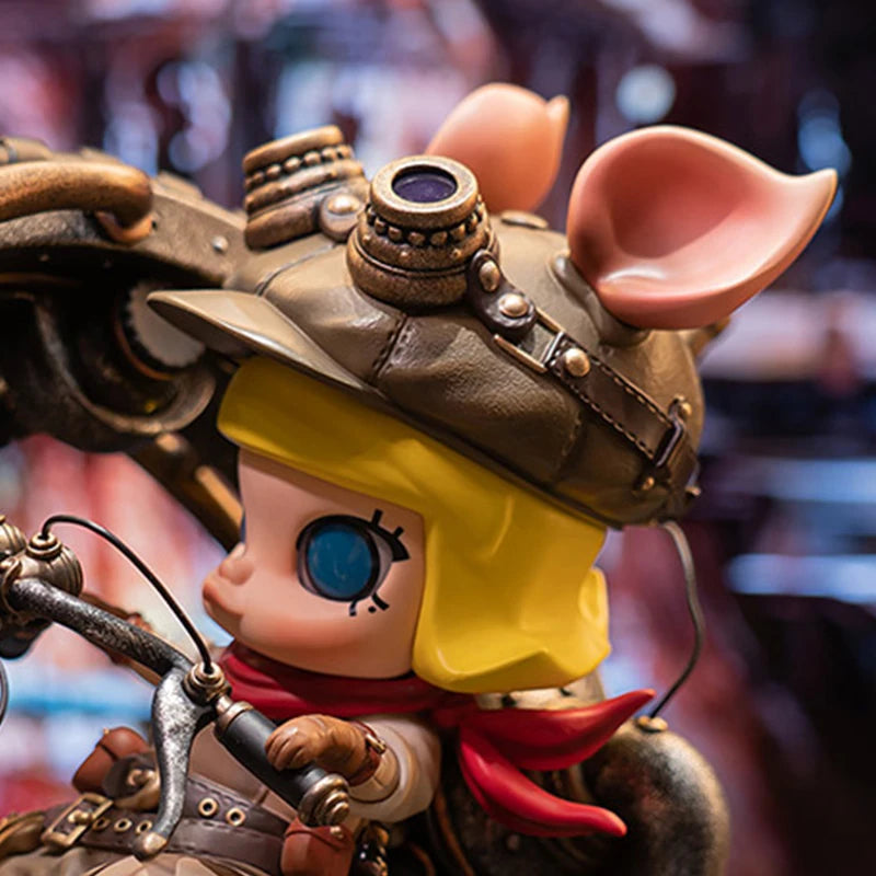 POP MART- STEAMPUNK MONOWHEELL STORM PIGGY MOLLY