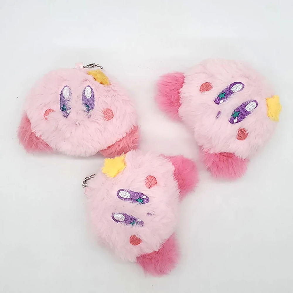 Fluffy Kirby Keychain Plush