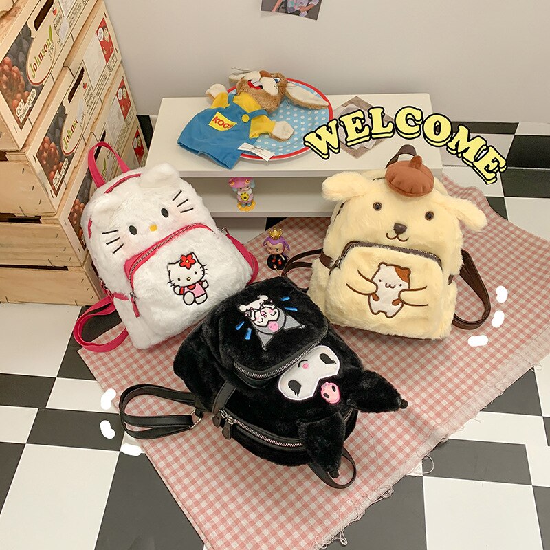 Sanrio Fluffy Backpacks