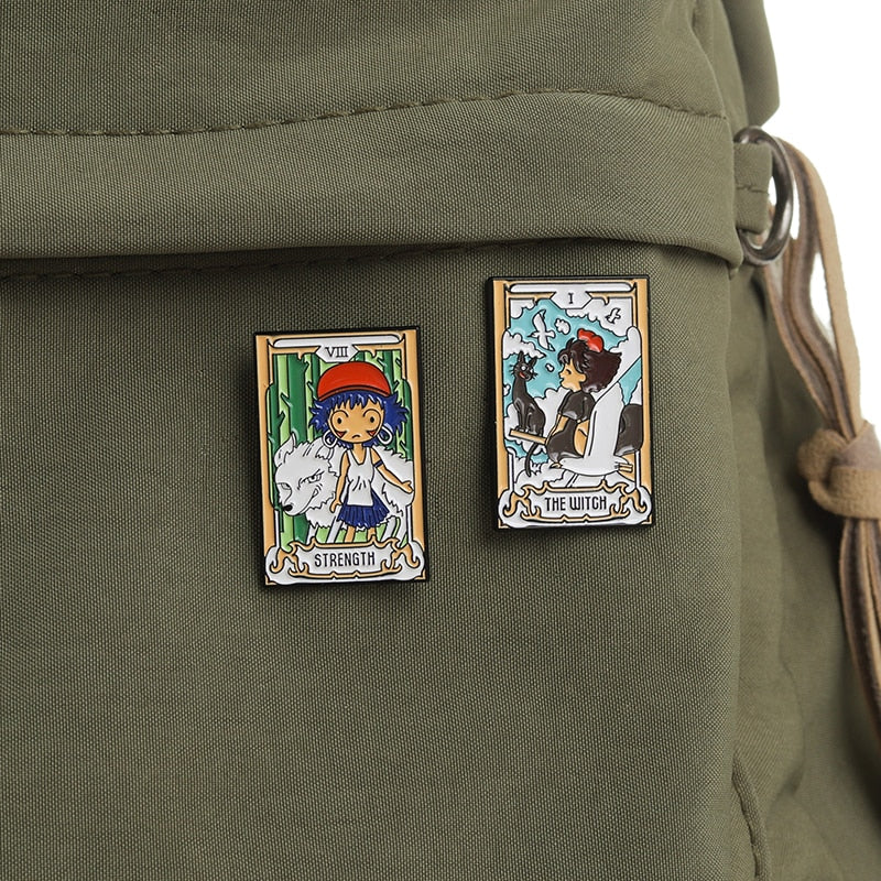 Studio Ghibli Tarot Enamel Pins