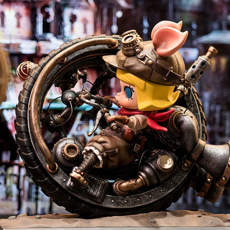 POP MART- STEAMPUNK MONOWHEELL STORM PIGGY MOLLY