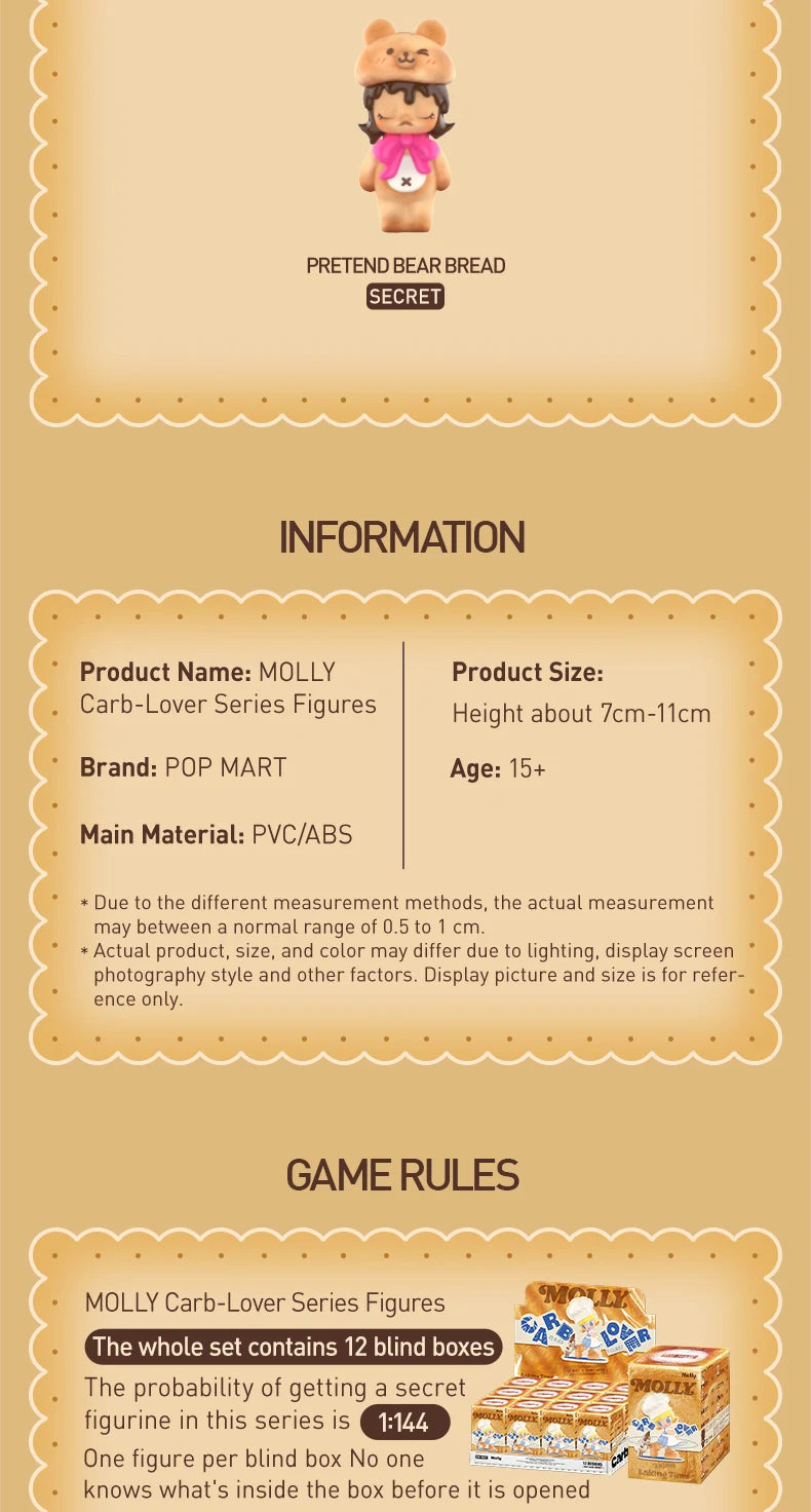 POP MART MOLLY Carb-Lover Series