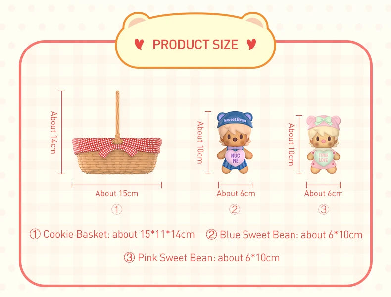 POP MART- Sweet Bean Cookie Basket Figurine