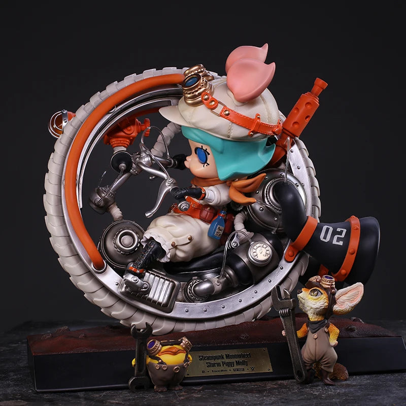 POP MART- STEAMPUNK MONOWHEEL STORM PIGGY MOLLY - SPECIAL EDITION