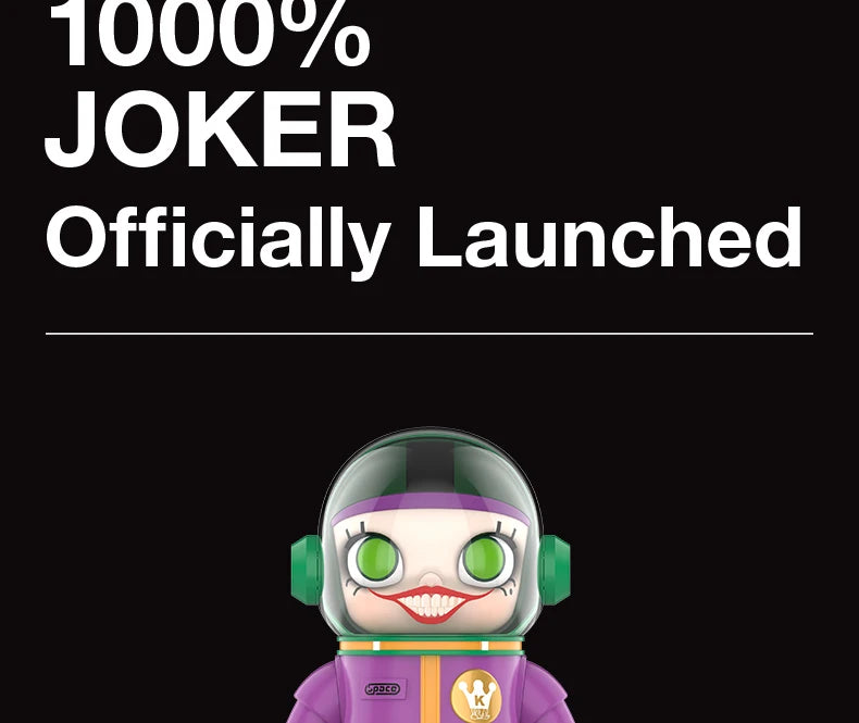 POP MART MEGA SPACE MOLLY 1000% JOKER Limited Edition