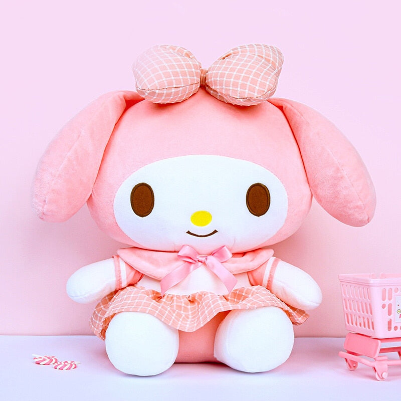 Hello Kitty and My Melody Pastel Plushies