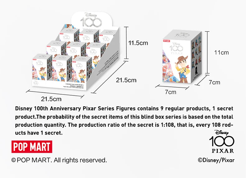 POP MART- Disney 100th Anniversary Pixar Series