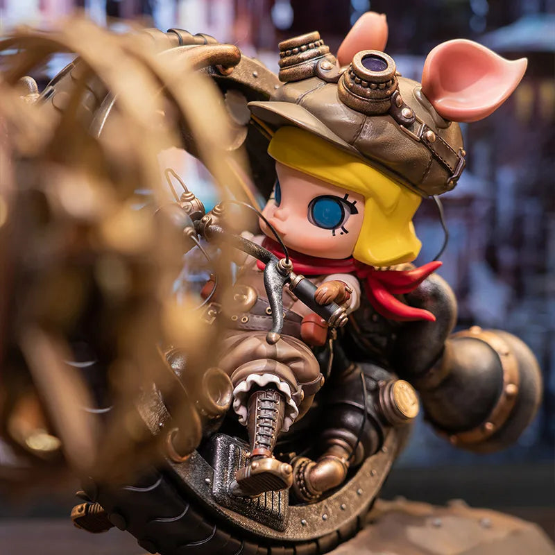 POP MART- STEAMPUNK MONOWHEELL STORM PIGGY MOLLY