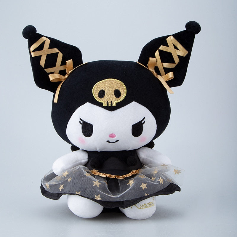 Sanrio Black and Golden Plushies