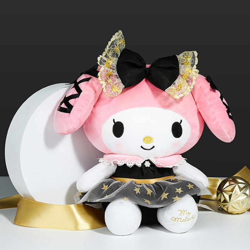 Sanrio Black and Golden Plushies