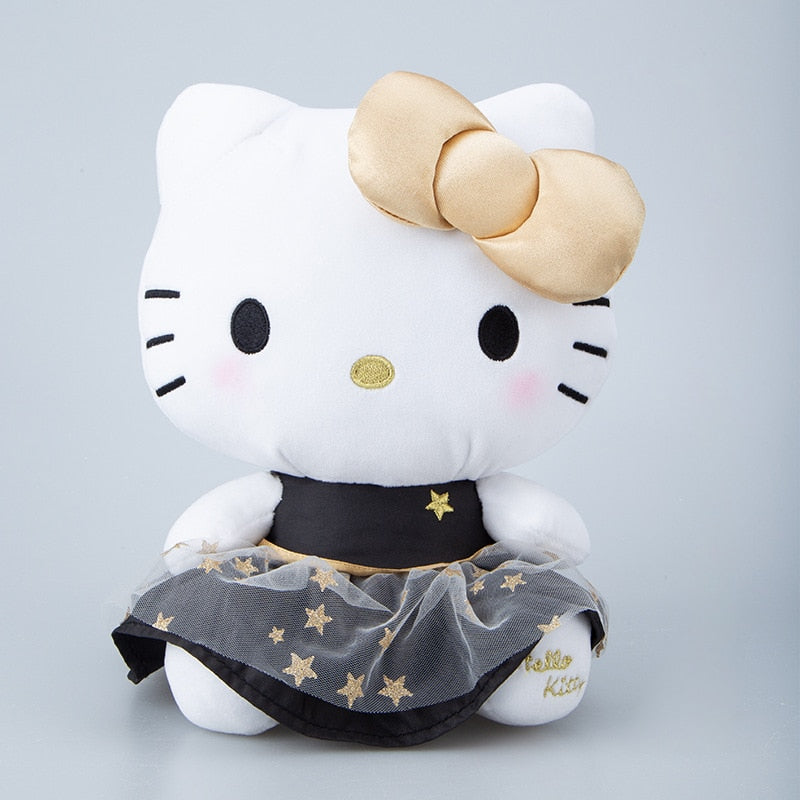 Sanrio Black and Golden Plushies