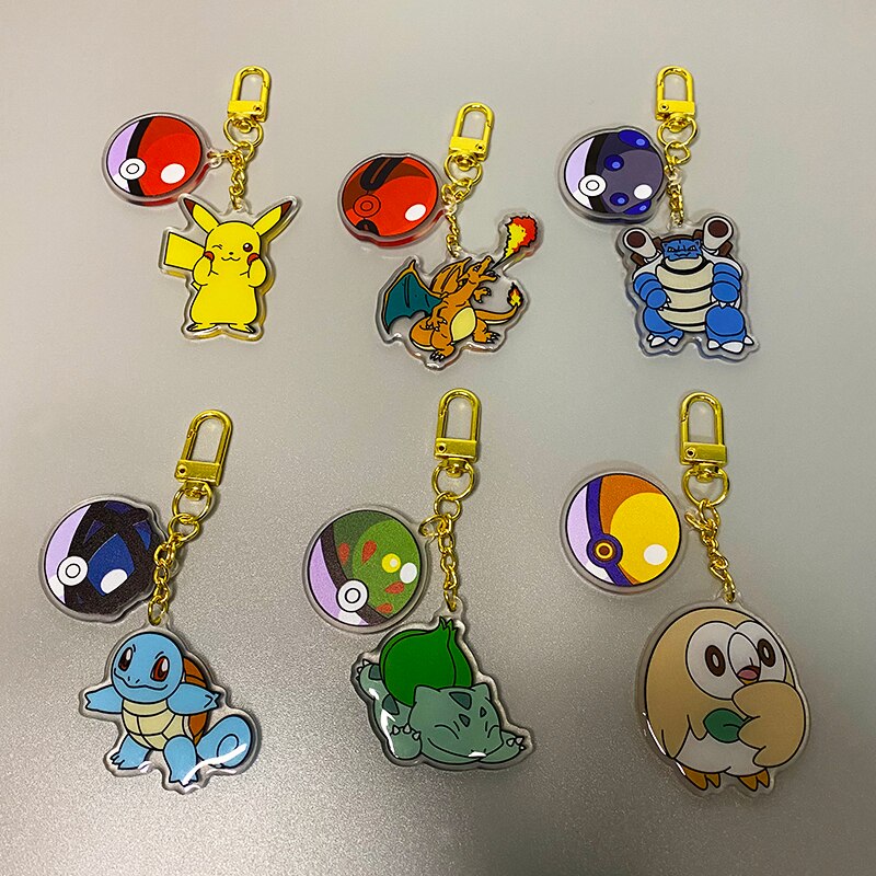 Pokemon Tassel Keychains